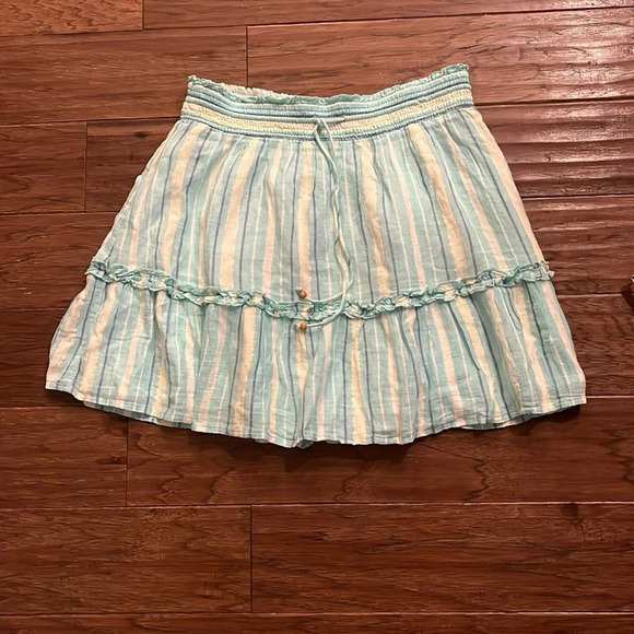 Nautica Women’s Linen Blend Mini Skirt Size L - Picture 1 of 6